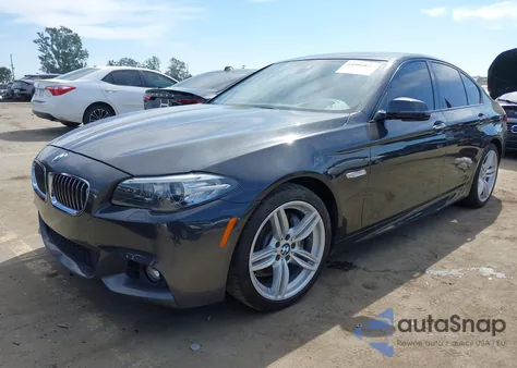 2015 BMW 535I из США, поврежденный, VIN WBA5B1C52FD921700